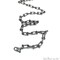 Black Finding Chain, Black Plated Jewelry Making Chain, DIY Necklace Chain, Assorted Styles, 1 foot, GemMartUSA (BPCH)